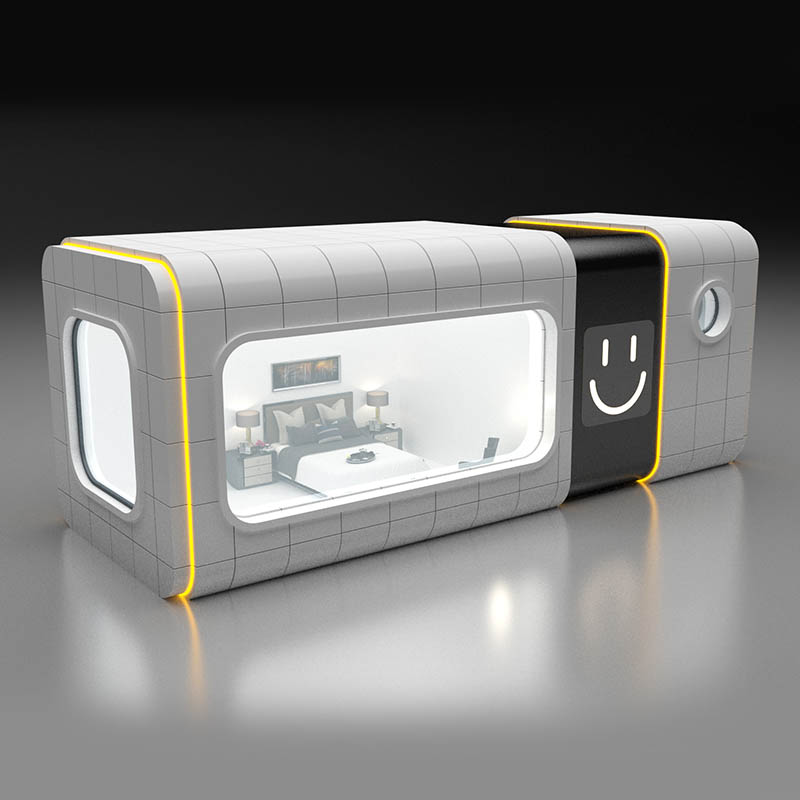 Dearadh Nua-Aimseartha Custom Sleep Capsule Hotel